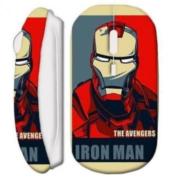 Ratón inalámbrico Iron Man Los Vengadores blanco