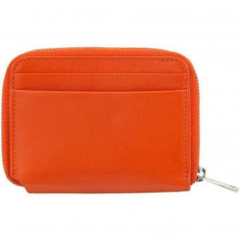 Dudu - Cartera pequeña de hombre de piel con cremallera, suave, ultra compacta, con titular de billetes, titular de tarjetas y titulares de azulejos