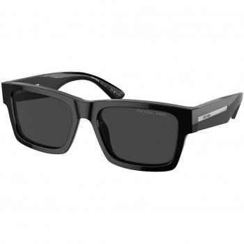 Prada PR 25ZSF Asian Fit Polarized Men's Sunglasses Black 56mm