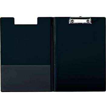 Esselte Carpeta con pinza y tapa, Capacidad para 200 hojas A4, Negro, 56047