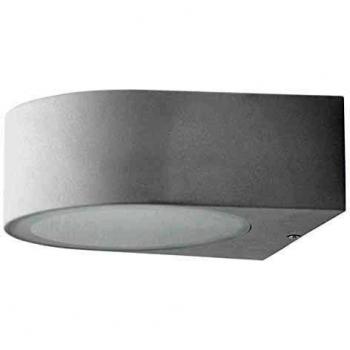 Brilliant AG Tyler - Aplique exterior de metal y cristal, 60 W, E27, color titanio