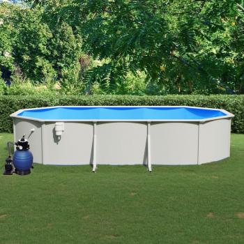 Piscina con Bomba de Filtro de Arena 610x360x120 cm