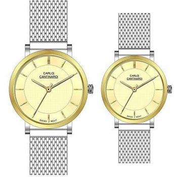 Carlo Cantinaro CC3001SM005 Partnerset Ladies Watch Mens Watch