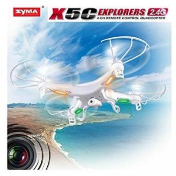 Syma x5 X5C-1 2,4 G HD Cuadricóptero RTF RC Helicóptero con cámara de 2.0 MP, Color, 14 Years and up