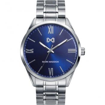 Reloj Mark Maddox Hombre Marais de Acero 3 Agujas con Brazalete
