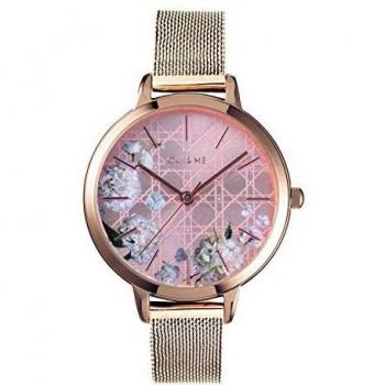 Oui&Me Reloj Analógico para Mujer de Cuarzo con Correa en Acero Inoxidable ME010105