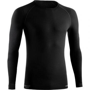Camiseta termorreguladora de hombre Lurbel Merino Lite Long Slevees negra