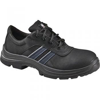 Zapato de seguridad Andy Low talla 42 negro con detalles azules S3 SRC EN ISO 20345 de piel de búfalo LEMAITRE