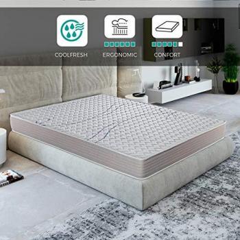 Colchón viscoelástico Royal Sleep Xfresh Plus, máxima calidad, confort, firmeza alta, altura 18 cm, antiácaros, coolfresh, medidas 150x200