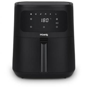 Freidora de Aire H.Koenig FRY860, 6L, Sin BPA, Pantalla Táctil, 5 Programas de Cocción, Temperatura Ajustable 80-200°C
