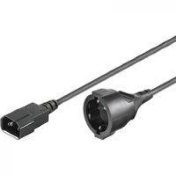 Cable de Alimentación Microconnect C14-Schuko M-F