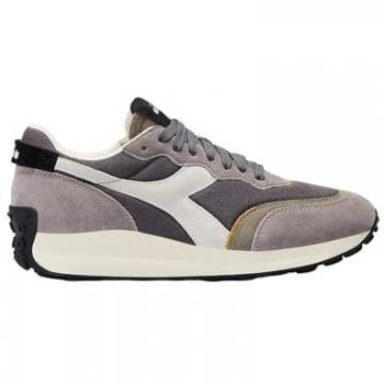 Diadora Race Suede Sneakers - Blue, Grey/Green