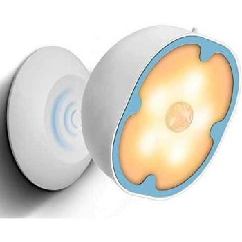 MECO ELEVERDE Luz Nocturna Infantil Sensor Lamparas Mesita de Noche Recargable Lampara Nocturna de Mesa LED Mesilla Lampara Quitamiedos Luz Bebe Portátil Regalo para Niños Decoración Habitación