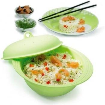 Mastrad M123583 - Cocedor de arroz silicona microondas