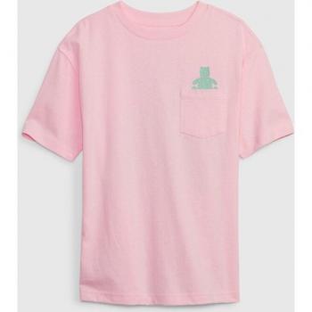 Camiseta de niño manga corta y cuello redondo de Gap