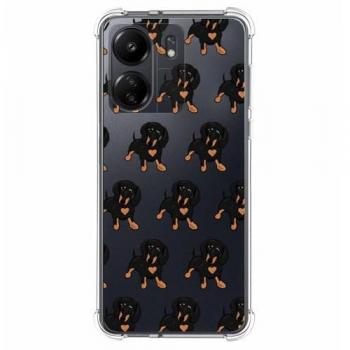 Funda Silicona Antigolpes para Xiaomi Redmi 13C con Diseño de Perros y Dibujos