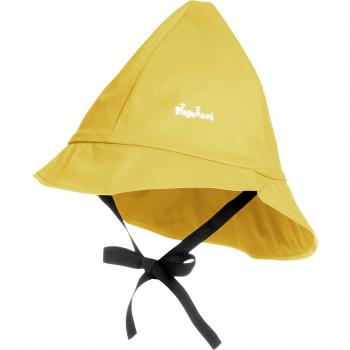 Playshoes 408951 Regenmütze mit Baumwoll-Futter - Gorro estilo pescador para mujer, Amarillo, 53