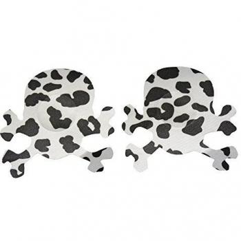 LIPS & CHERRY Pezoneras Skull Dalmatian, Blanco