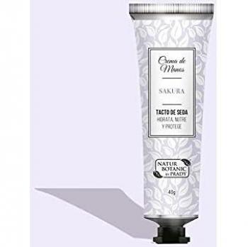 Natur Botanic Crema de manos ,Hidrata Nutre y Protege Aroma SAKURA