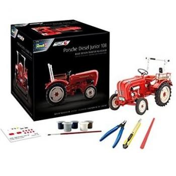 Calendario de Adviento Revell Porsche Junior 108 - Maqueta a Escala 1:24 con Sistema Easy-Click