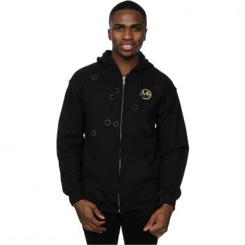 Marvel hombre Luke Cage Bullet Holes Cremallera sudadera con capucha XX-Large Negro