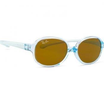 Ray-Ban Junior RJ9187S 7081/3 Blue Brown Round Nylon Sunglasses