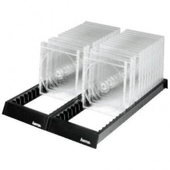 Organizador de CD Hama Flipper 44, Soporte para 44 CDs, Color Negro
