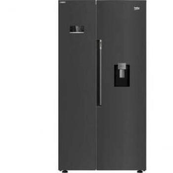 Frigorífico Americano Beko GN163241DXBRN 91cm 576L No Frost Negro