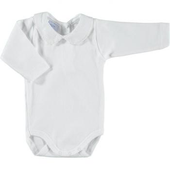 Pack de 2 bodys de bebé con cuello tipo polo en tejido piqué