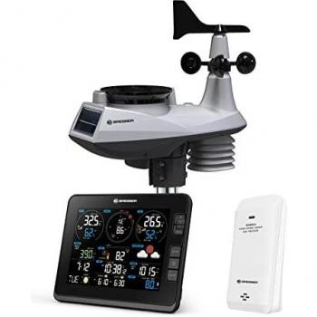 Explore Scientific 7-in-1 WiFi Professional Weather Station with Weather Underground, Negro
