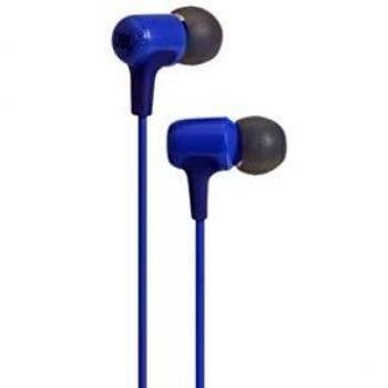 Auriculares Intraaurales JBL E15 con Micrófono Integrado y Control Universal de 1 Botón, Compatibles con la mayoría de Smartphones, Color Azul