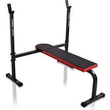 MARBO Sport Banco plano con pesas - Banco MH de L106