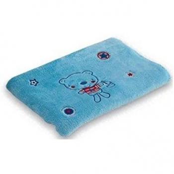 Manta para bebé de microfibra Amigos - Colores - Azul