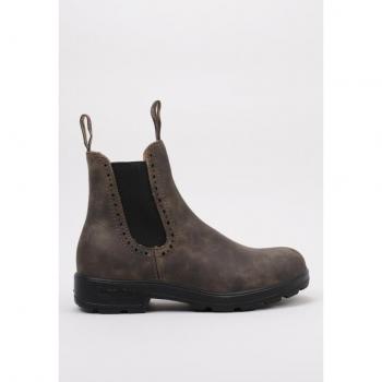 Blundstone Women's Original High Top Chelsea Boots - Rustic Brown, Size 6 US