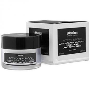 D'Bullón Crema Facial con Activo Reparador y Aceite de Oliva Ecológico - 50 ml