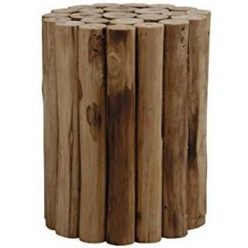 Taburete redondo de madera de teca AUBRY GASPARD
