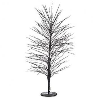 Árbol de Navidad 70 x 150 x 70 cm Negro Metal Fibra óptica Multicolor Estándar