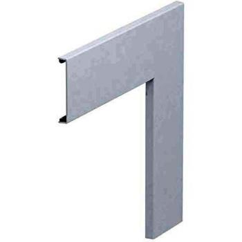 OBO Bettermann Flat Angle Cover for Wireway Mounting, PVC, Pure White RAL9010