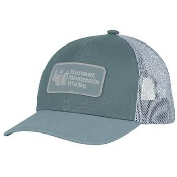 Marmot Retro Trucker Cap - Classic Versatile Blue Hat, One Size
