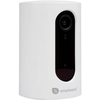 Cámara de Vigilancia Interior WiFi Smartwares CIP-37350, Full HD 1080P, Ángulo de Visión 130°, Protección de Privacidad, Visión Nocturna, Comunicación Bidireccional