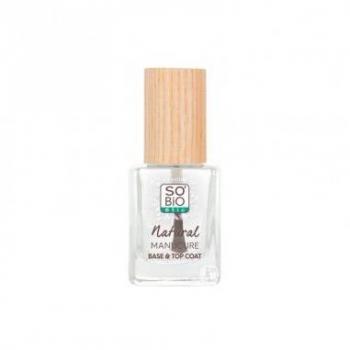 Esmalte y Base de Uñas 2 en 1 Transparente So'Bio Étic