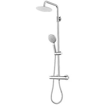 Mezclador termostático de barra Vista Termoline con columna de ducha termostática Boet