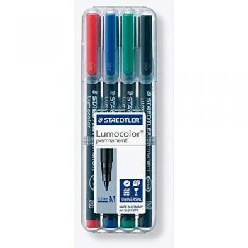 Rotuladores Staedtler Lumocolor Permanente 317 4 Unds