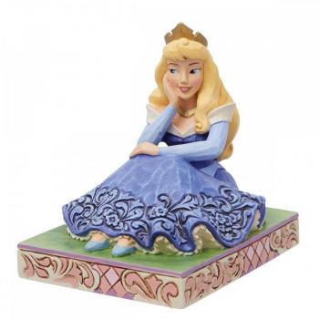 Enesco Disney Traditions by Jim Shore Sleeping Beauty Aurora Personality Pose Figurine 10cm Resin Hand-Painted Decorative Statue