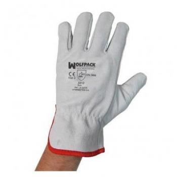 Guantes de Piel Flor 10 con Colgador (Par)