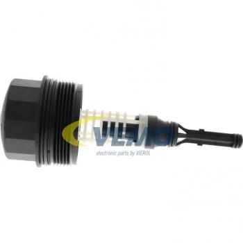 Tapa de alojamiento del filtro de aceite VAICO V30-3559, cubierta para caja de filtro de aceite, compatible con múltiples modelos de vehículos, fabricada en material duradero y resistente a altas temperaturas