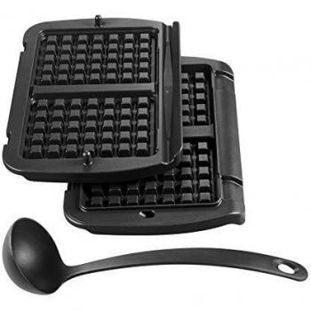 Set de 2 Placas para Gofres Tefal OptiGrill+ XA7238 - Aluminio Antiadherente con Cucharón, Compatible con Modelos GC706, GO706, GC71, GC73,
