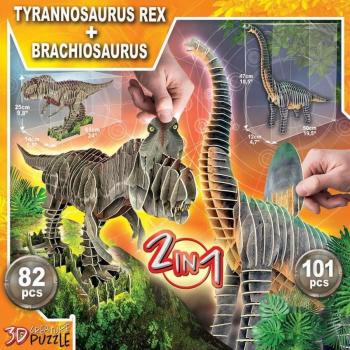 Puzzle 3D Dinosaurios - Bixoto.com