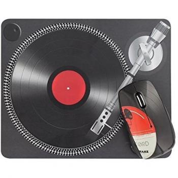 T'nB BUMWXVINYL - Ratón (Ambidextro, Óptico, RF inalámbrico, 1000 dpi, Negro, Gris, Rojo)