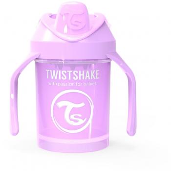 Twistshake Mini Pastel 78270 Vaso con Boquilla, 230 ml, Morado